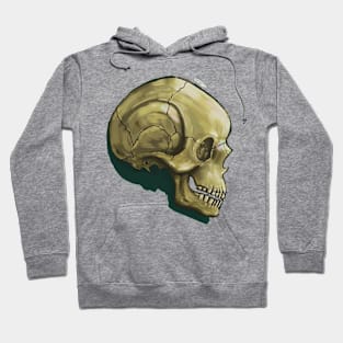 skull drawing Hoodie